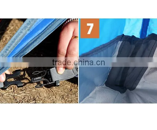 TOOTS 3-4 Person Double Layer Polyester Family Camping Tent With Fiberglass Pole photo-4