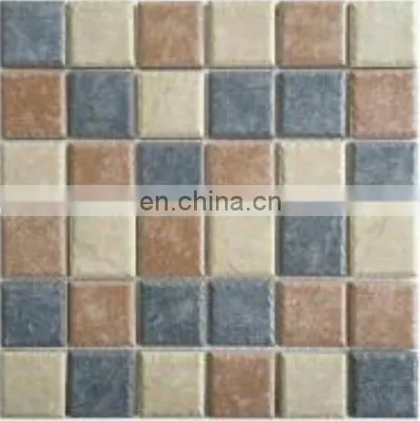 48x48mm Mosaic Swimming Pool Floor Tile Rustic Matt Surface photo-3