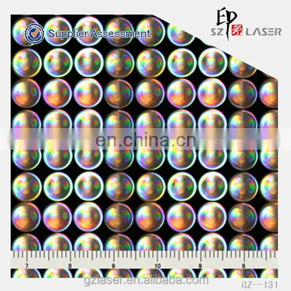 YXCP-259 Lens Pattern Nickel Hologram Shim for Embossing Sticker photo-3