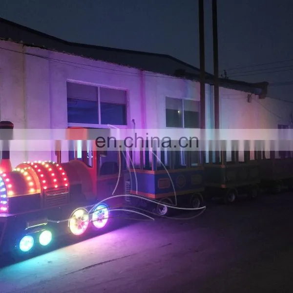Zoo Kids Electron Steam Tourist Old Fashion Battery Operated Trackless Train photo-4