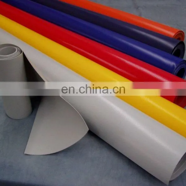 0.9mm 1100 Dtex Polyester Inflatable Boat PVC Tarpaulin Fabric For Kayaks River Rafts photo-2