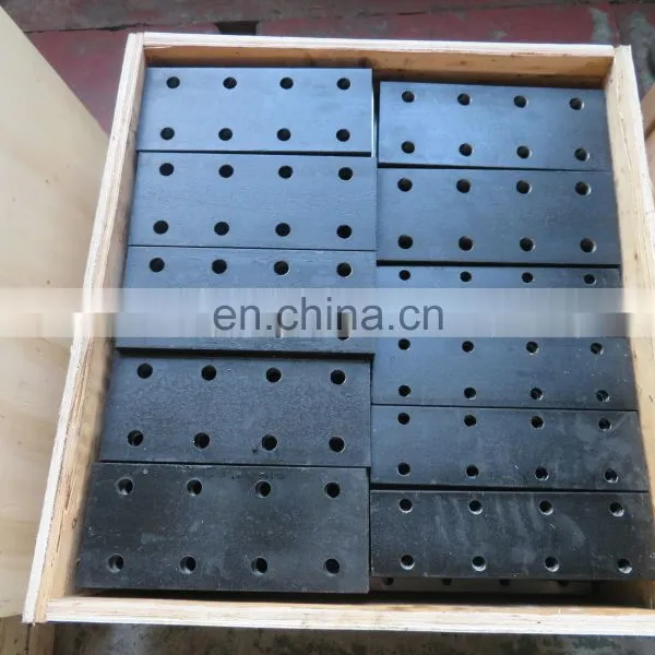 Solid Standard Elevator Guide Rail Fishplate for Passenger Elevator photo-4