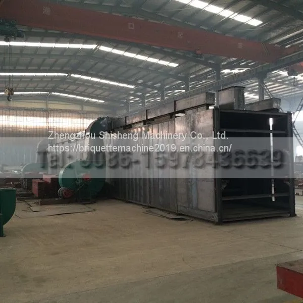Charcoal Briquettes Mesh Belt Dryer For Continuous Drying photo-3