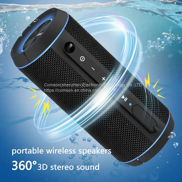 Portable Bluetooth Speaker for Summer Traver Camping Waterproof photo-3