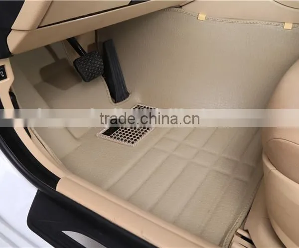 Fitted Car Mats, Waterproof Floor Mats, All Weather Floor Mats Beige Color photo-3