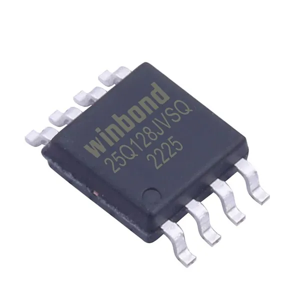 Serial Port FLASH Memory Chip 128M-bit Memory SPI Flash W25Q128 Winbond Memory IC for Voice Chip's Audio Files Storage Sound Playback Devices as USB