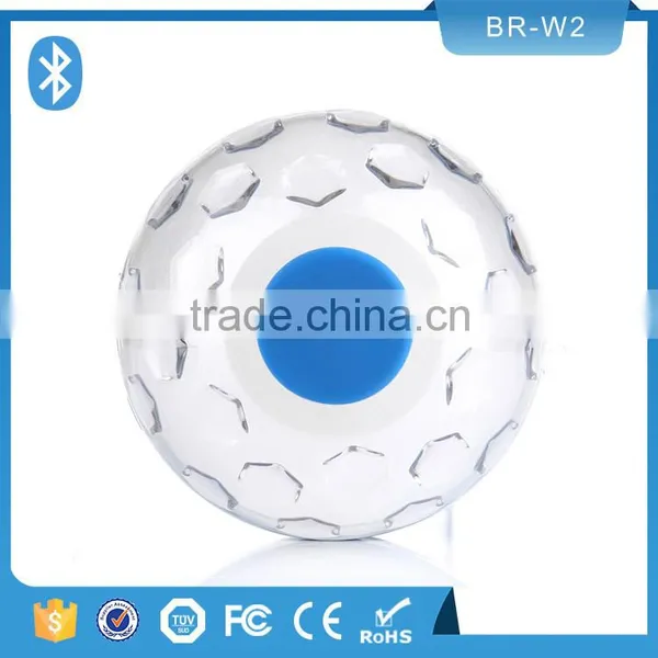 Ball Design Hot Sale Waterproof Pool Wireless Stereo Led Bulb Bluetooth Floating Speaker photo-6