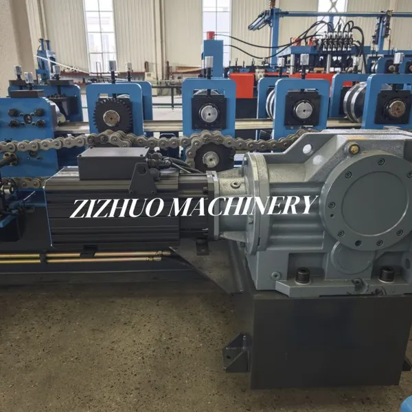 Steel C Z Interchangeable Purlin C Channel Building Material Cold Roll Forming Machine