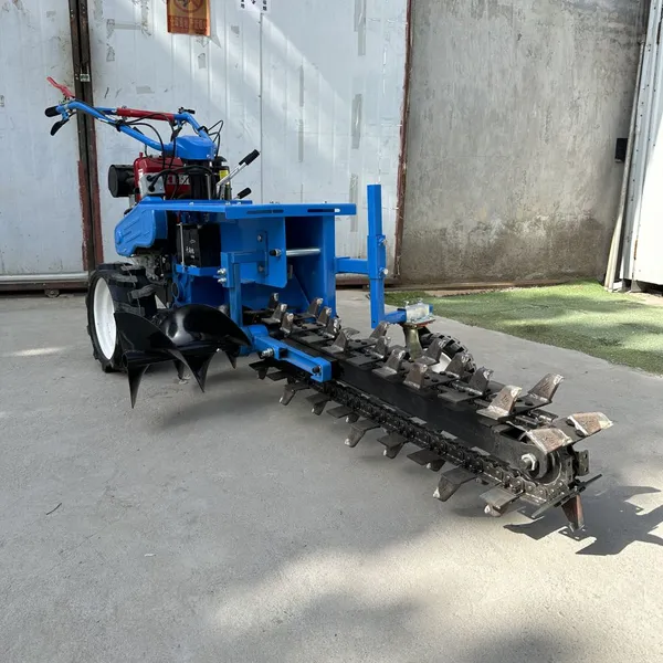 Chain Trenching and Grooving Machine With Single and Double Chains for Fertilizer Spreading, Pipe Burying, and Trenching photo-4