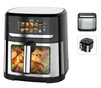 Air Fryer Independent Dual Knob Multifunctional（Wechat:13510231336）