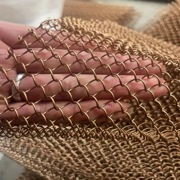 Decorative Metal Mesh Curtains, Woven Metal Flexible Mesh Curtains, Indoor Ceiling Curtains