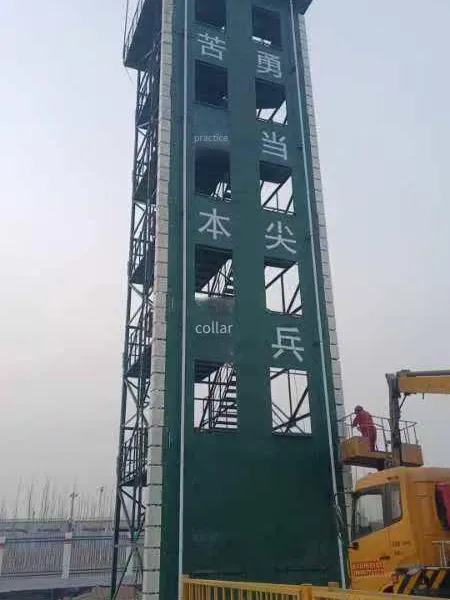 supply of training towers, steel structure fire - fighting training towers, military physical training iron towers, single - and double - window climbing and rope - descending training towers