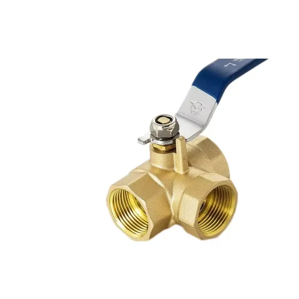 Brass Three Way Threaded Ball Valve NPT OEM Customizable High Pressure Water Pipe 3 Way Brass Copper Ball Valve WOG photo-6