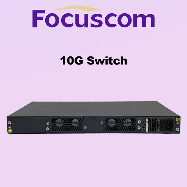 L3 Managed 10G Fiber Switch, 24-Port SFP+ With 2-Port 100G QSFP28 Uplinks, High-Performance Networking Aggregation Layer Switch Focus S5863-24X2C photo-4