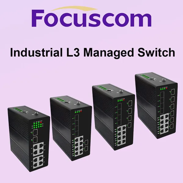 Industrial L2/L3 Managed Gigabit Switch 8-Port DIN-Rail Mount Ethernet Switch With ERPS Ring & PoE Bypass Switch Options Focuscom S3000 Series photo-2