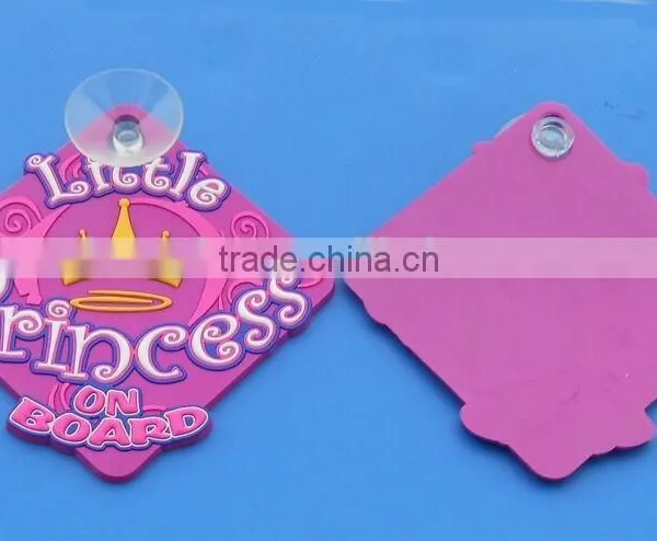 PVC Baby On Board Car Sign, Princess On Board Sticker photo-2