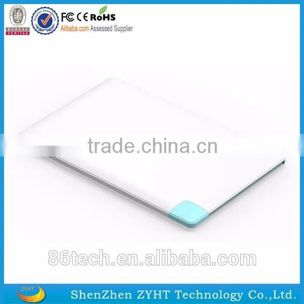 2106 New Product Ultra Slim Credit Card 2500mah Power Bank photo-3