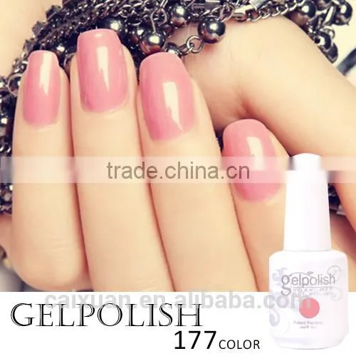 177 Fashion Colors Nail Art Colored 15ml/1KG Soak off uv Gels photo-4
