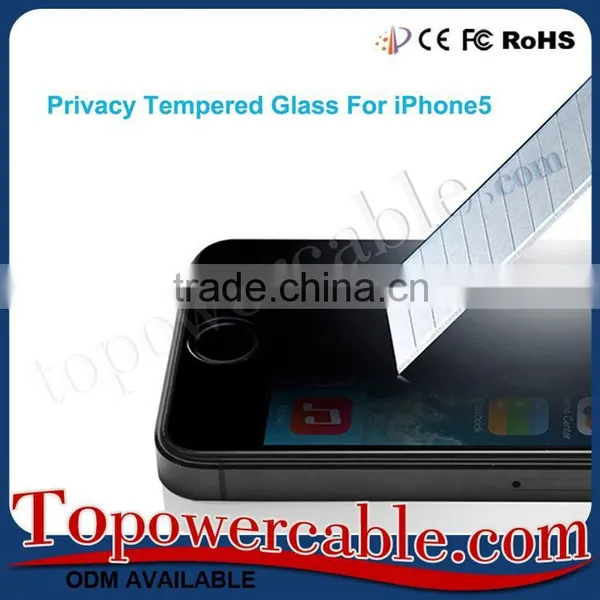 China Supplier Privacy Tempered Glass Cell Phone Touch Screen Guard Protector For IPhone 5 photo-4