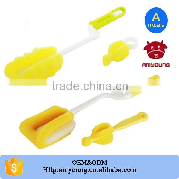 Wholesale Promotional Gift Multi Color Soft Nylon Baby Milk Straw Nipple Bottle Brush For Cleaning photo-2
