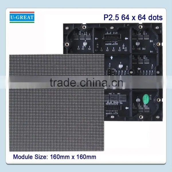 Wholesale Best Price Indoor Small Pixel HD P2.5 LED Module 160x160mm Quality Choice photo-2