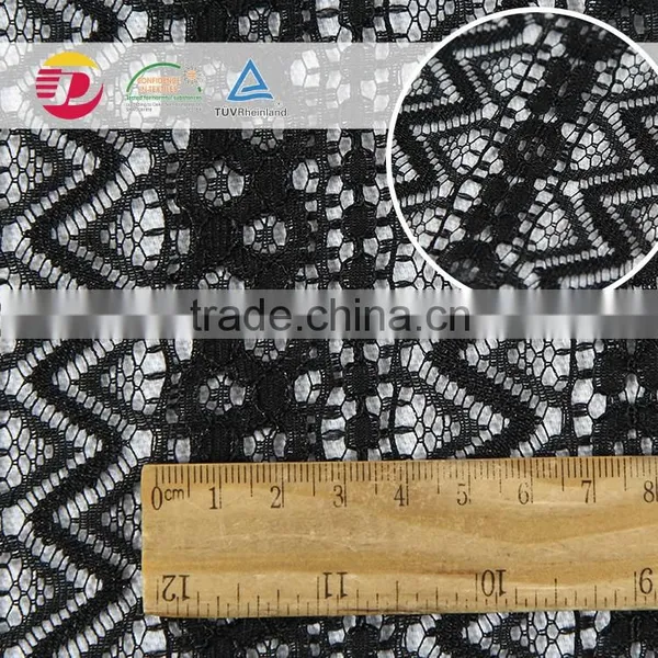 Wholesale Cheap Nylon Poly Wave New Design Flower Lace Embroidered Underwear Fabric Garment Accessories Making Machines photo-2