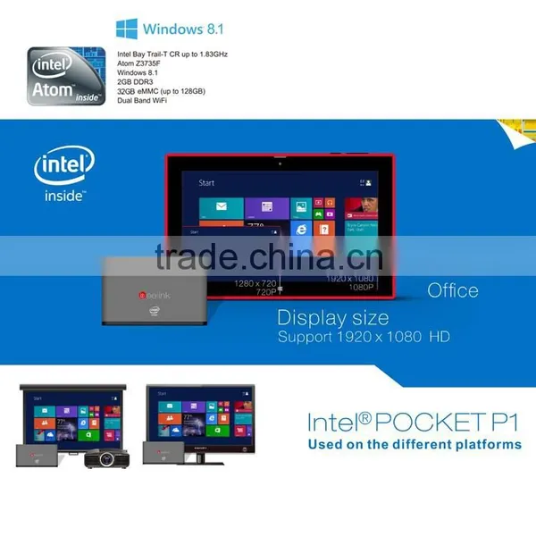 Slim Design BT 4.0 Desktop Mini Computer, Low Cost Mini Computer, Beelink Windows 8 Micro pc photo-6