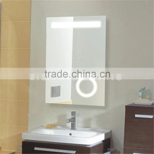 IP44 CE Frameless Bathroom LED Mirror With 3x Magnifier Supplier's Choice photo-5