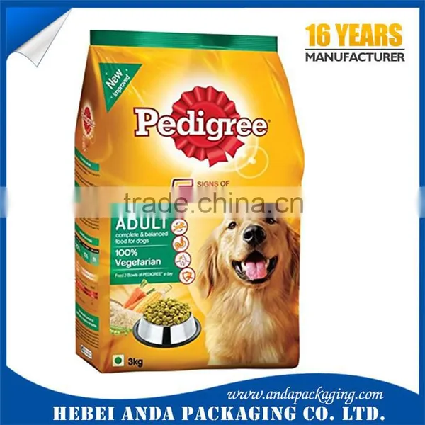 Pet Food Plastic Bags With Own Logo/ Stand up Zip Lock Bags for Dog Food Packing Materials photo-5
