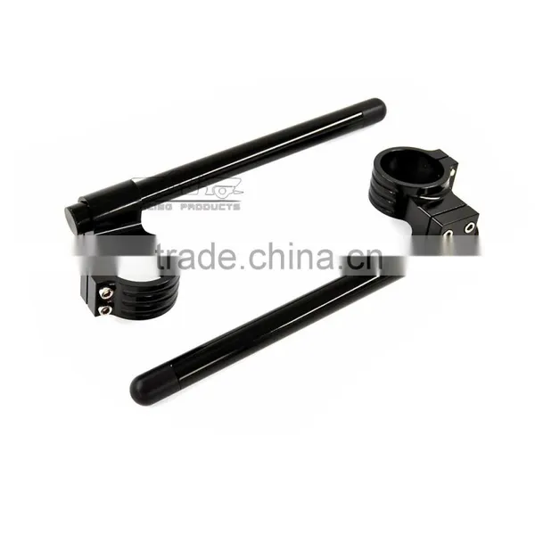 BJ-COHB-033B High Quality 33mm Raiser CNC Aluminum Motorbike Clip On Handlebars For Honda CB-450SC photo-2