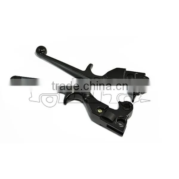 BJ-LS241-021 Custom Black Motorcycle Clutch Levers for 1996-2010 FLSTN DELUXE photo-2