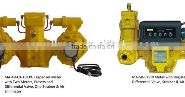 Liquid Measurement MA LPG Flow Meter With Pulser 40mm 1.5inch