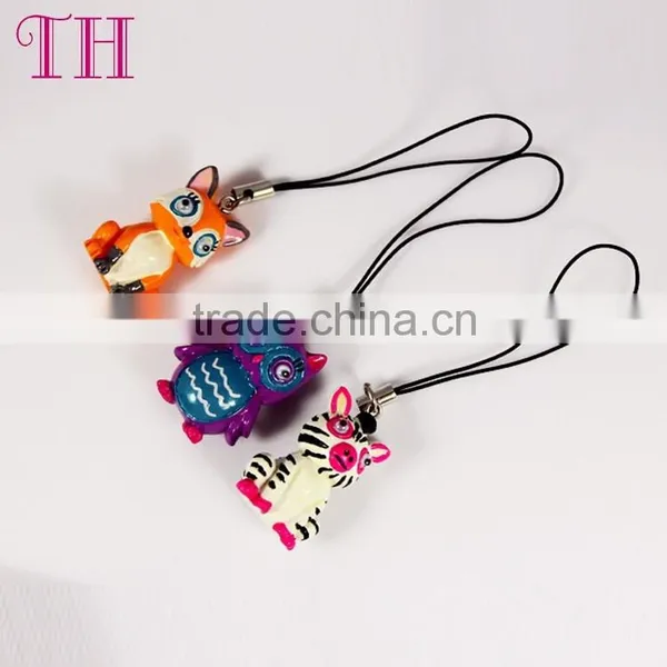 Factory Wholesale Resin Flower Turtle Shape Cell Mobile Phone Strap for Present photo-2