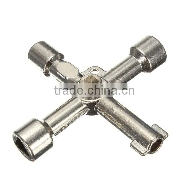 4 Way Cross Key Wrench Spanner for Electric Gas Cupboard Meter Box Radiator AR-102 photo-4