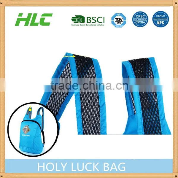 Wholesales Backpack Waterproof Backpack Foldable Ripstop Backpack With Small Zipper Pouch photo-2