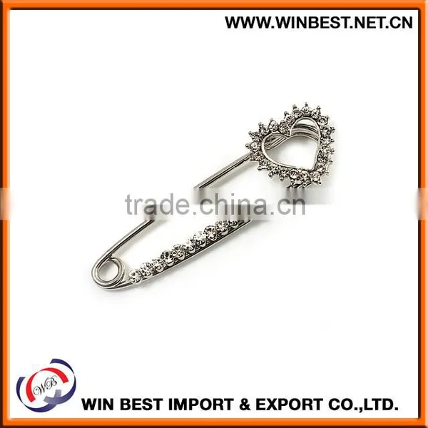 Hot Selling 2015 Costume Jewellery Trendy Brooches, Hang Tag Safety Pin photo-3