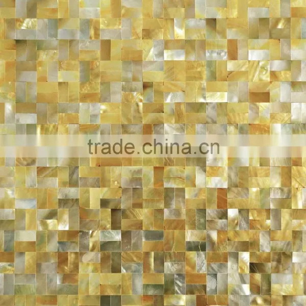 Yellowlip Sea Shell Mosaic Tile