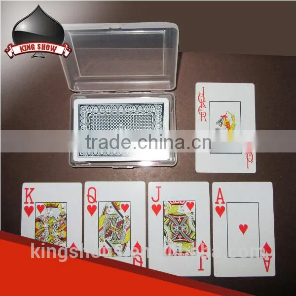 High End Poker Poker Cards Plastic With Custom Logo photo-4