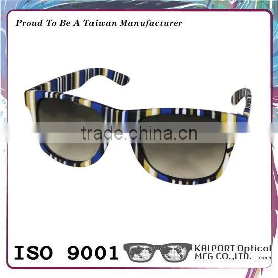 Classic Stripes Pattern Rubber Top Coat pc Graduated Sunglasses Available photo-5