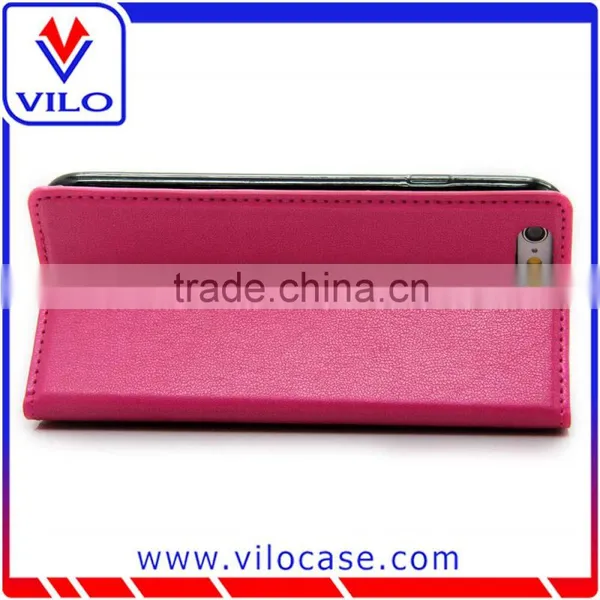 OEM Card Holder Leather Flip Case for Iphone 6s With Window photo-4