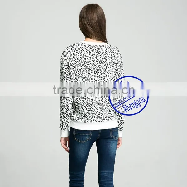 2015 High Quality Fashion Custom Womens Full Printed Sweatshirts photo-3