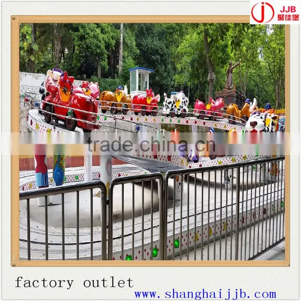Outdoor Kids Amusement Train Electric Ride on Train With Tracks Kids Electric Train for Sale photo-6