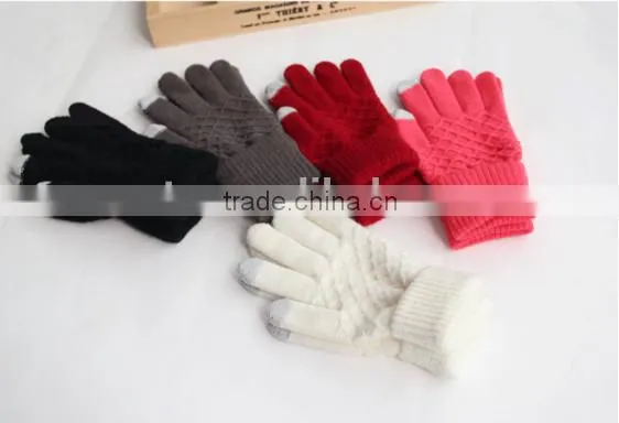 Simple Style Convenient Gloves Finger Touch Screen Gloves For Hands Warm photo-5