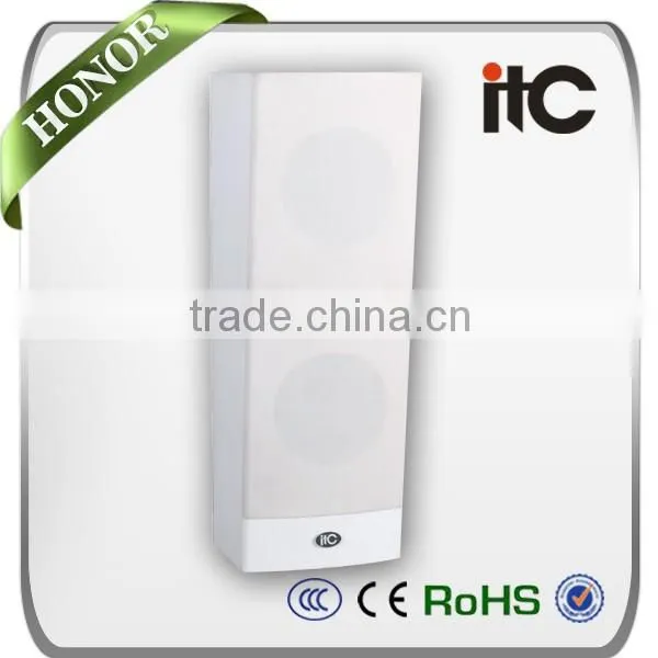 ITC T-602X/T-602XW Stylish 20 Watt 4" 2.0 Wall Mount PA Speaker Box photo-3