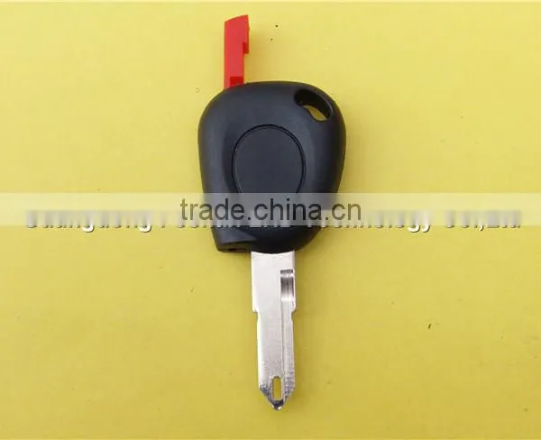 Replacement One Button Remote Key Fob Blank for RENAULT With Light and Red Plug photo-2