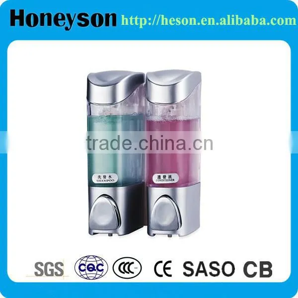 Hotel Bathroom Wall Mount Clear Liquid Soap Dispenser photo-3