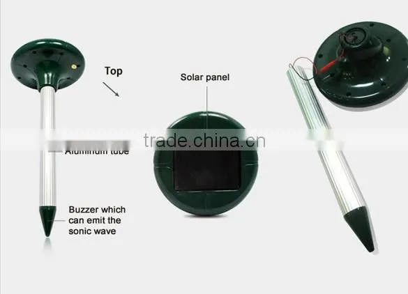 New Utilitarian Solar Pest Ultrasonic Mice Solar Pest Repeller SV022641 photo-2