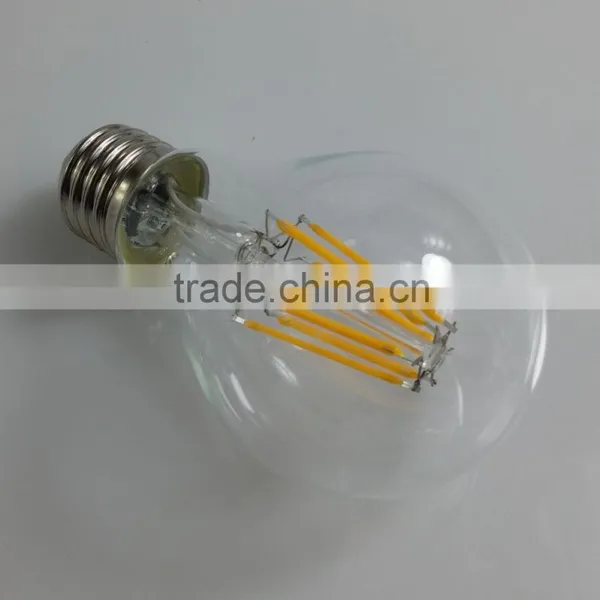 UL Listed 120V A19 Led Filament Bulb 6W E26 Led Filament Light photo-3