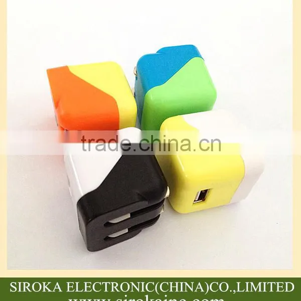 110-240V Universal Portable Phone Charger 5V 1A US Folding Plug Cellphone Wall Charger for IPhone 5S 6 photo-4