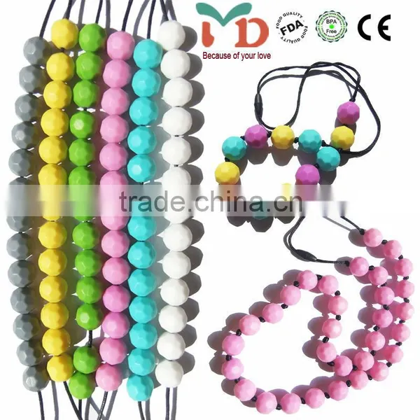 Silicone Teething Beads Bulk/Food Grade Silicone Teething Beads Bulk